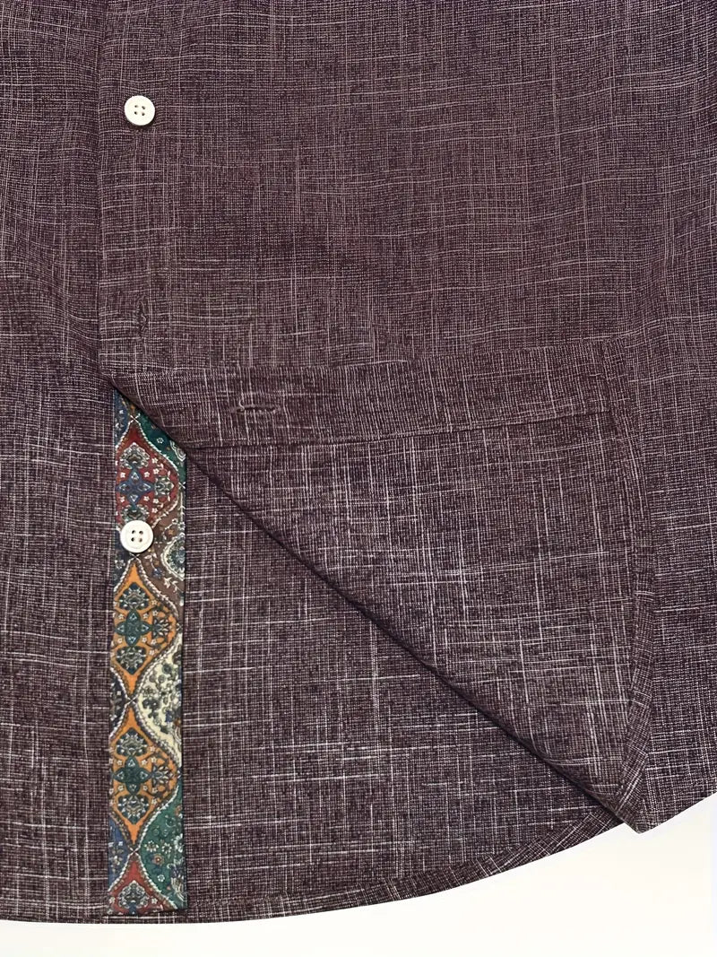 Teodoro | Modern Contrast Button-Up