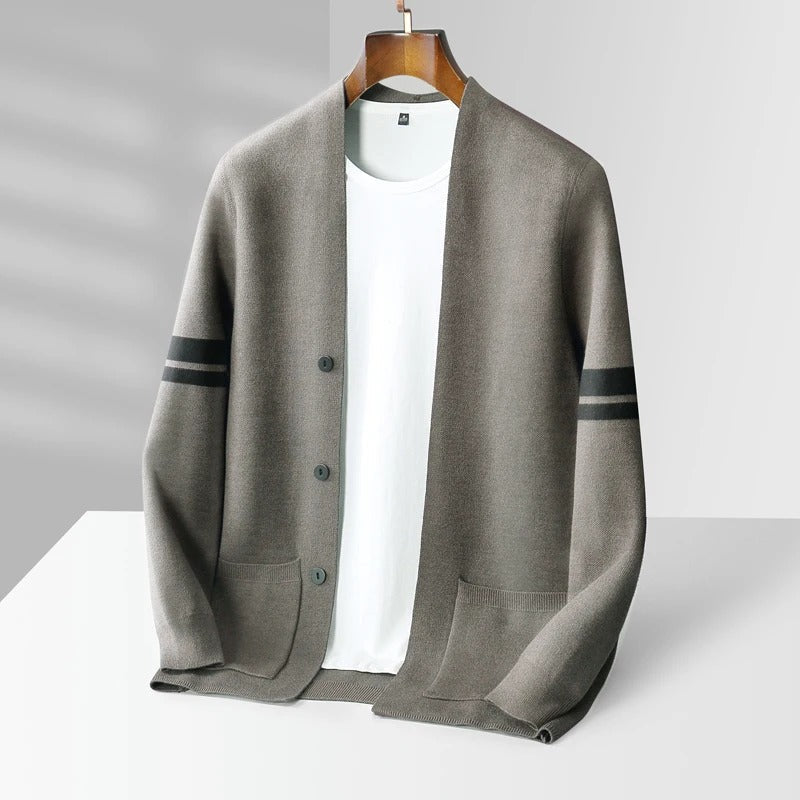Balanced Merino Cardigan Layer