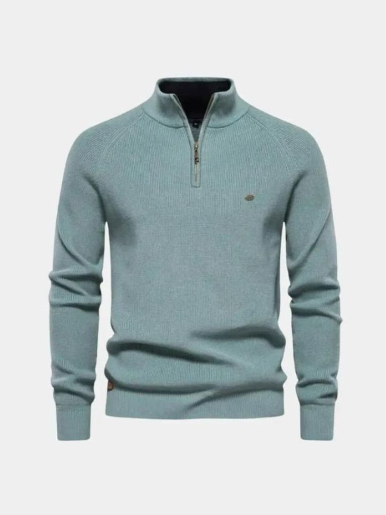 Jarell | Elegant Quarter Zip Sweater