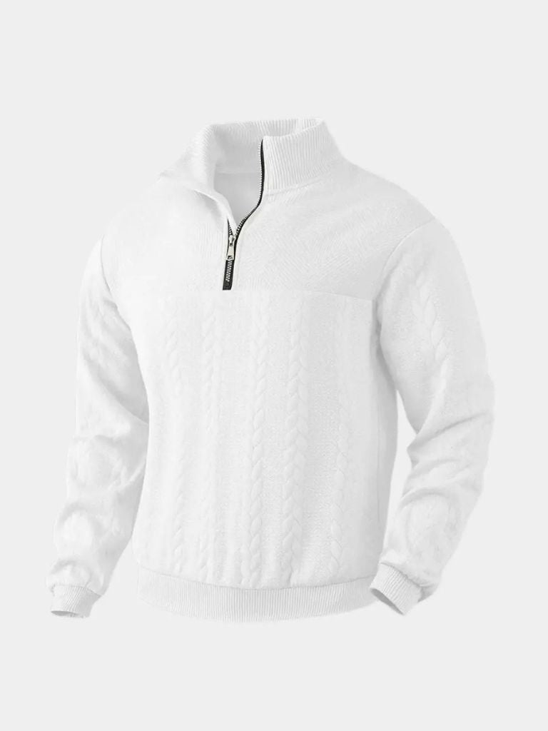 Valorin | Essential Henley Quarter Zip Pullover