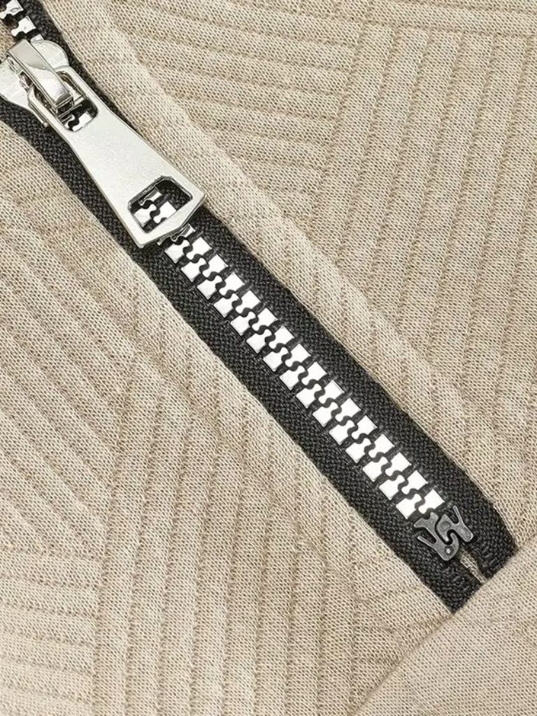 Valorin | Essential Henley Quarter Zip Pullover