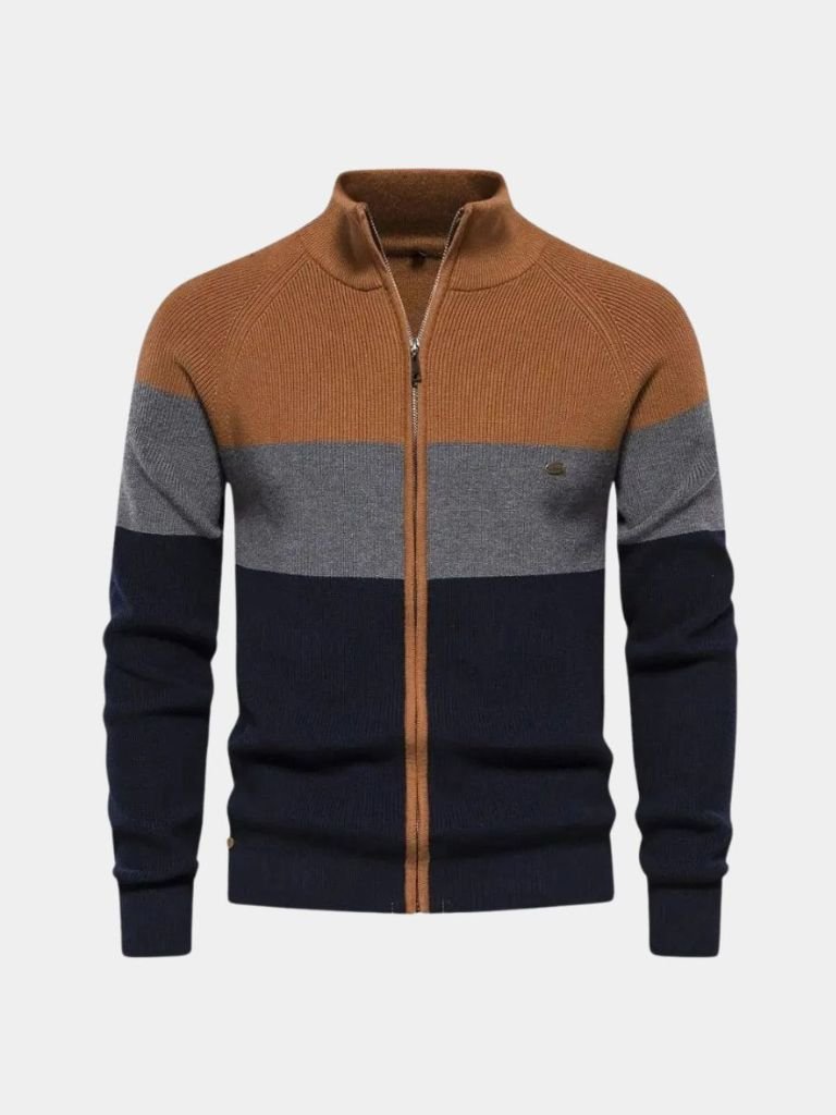 Niall | Essential Knit Zipper Sweater