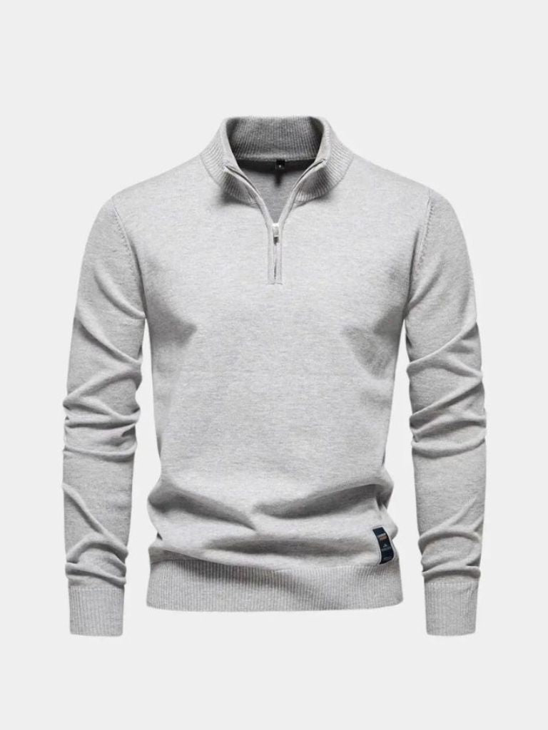 Orin  Essential Quarter-Zip Jumper Sweater