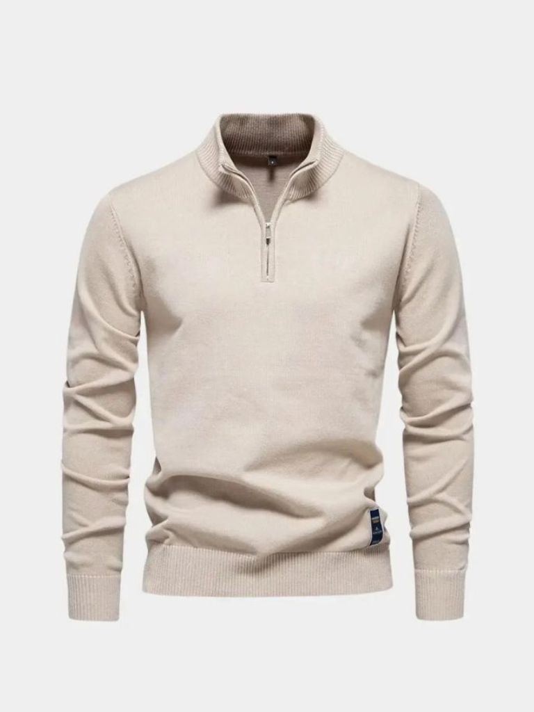 Orin  Essential Quarter-Zip Jumper Sweater
