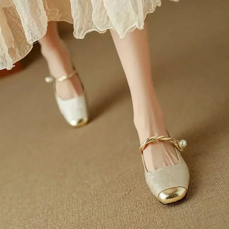 Skyler | Pearl Accent Mary Jane