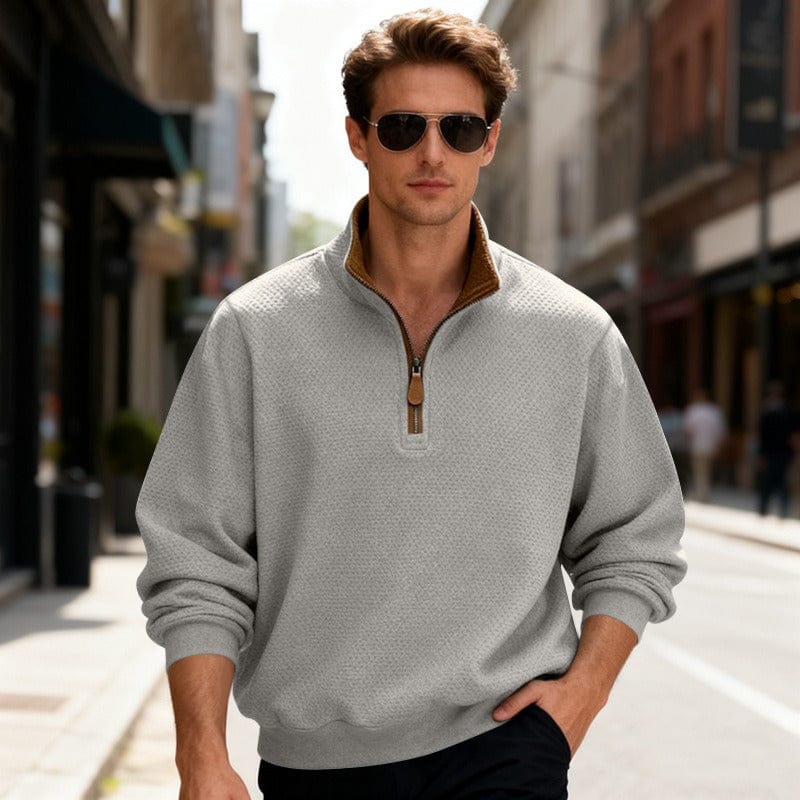 Grounded Waffle Knit Pullover