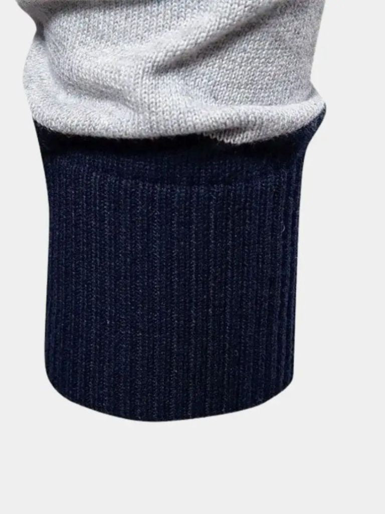 Quinlan | Knit Color Half Zip Knitwear