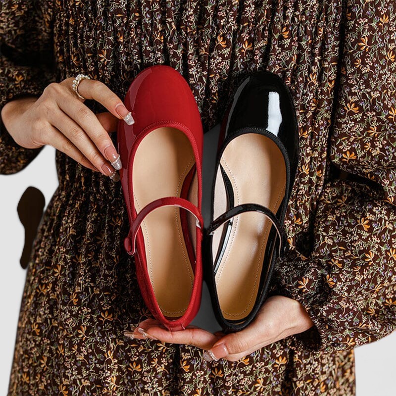 Lena | Comfortable Low Heel Mary Jane