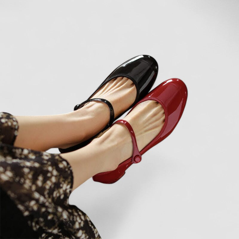 Lena | Comfortable Low Heel Mary Jane