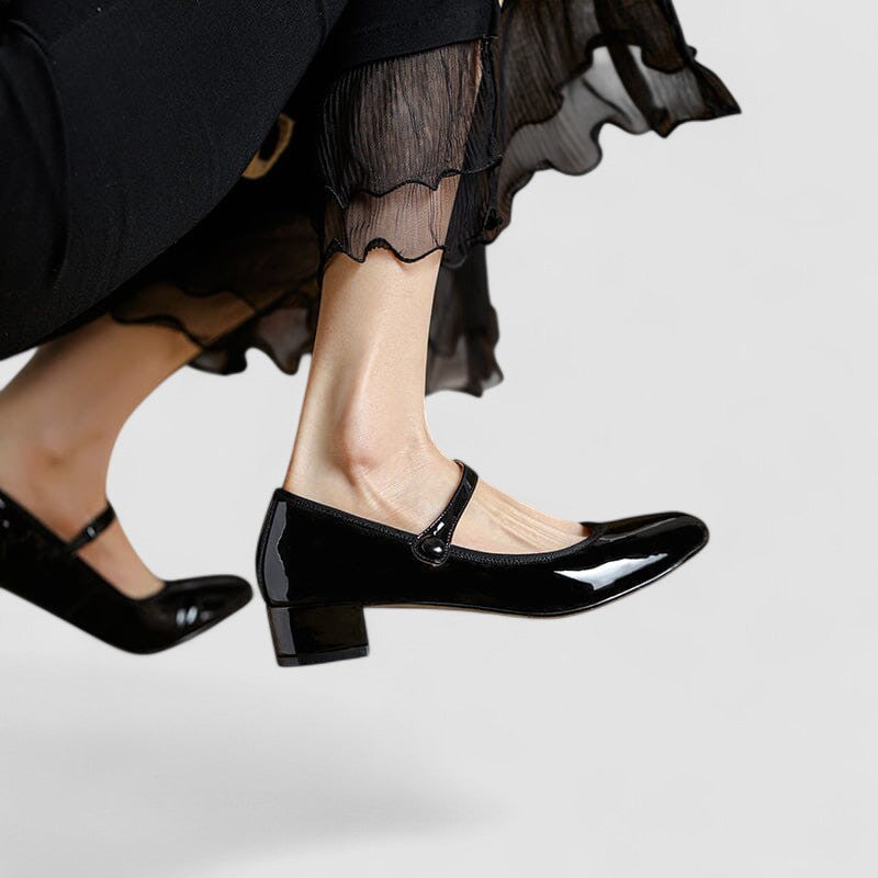 Lena | Comfortable Low Heel Mary Jane