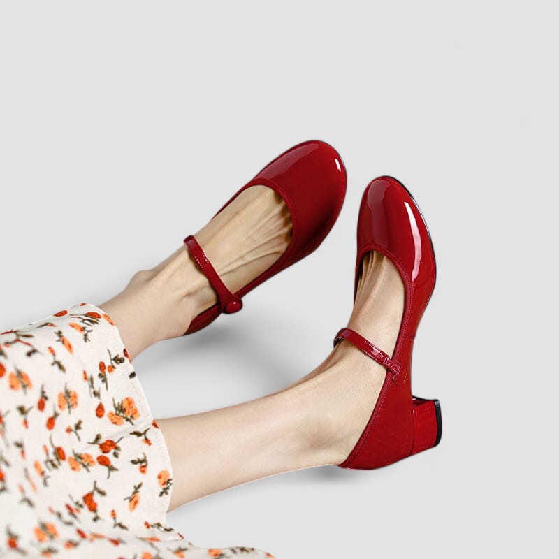 Lena | Comfortable Low Heel Mary Jane