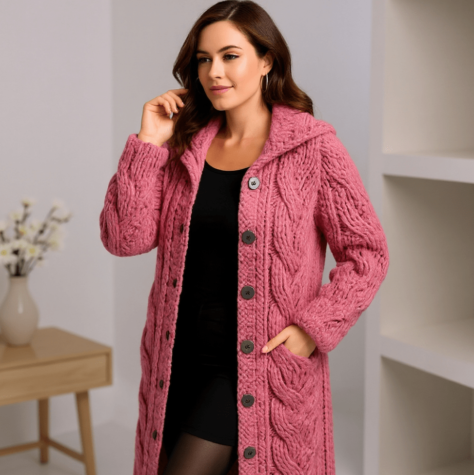 Serenity | Elegant Long Knit Coat