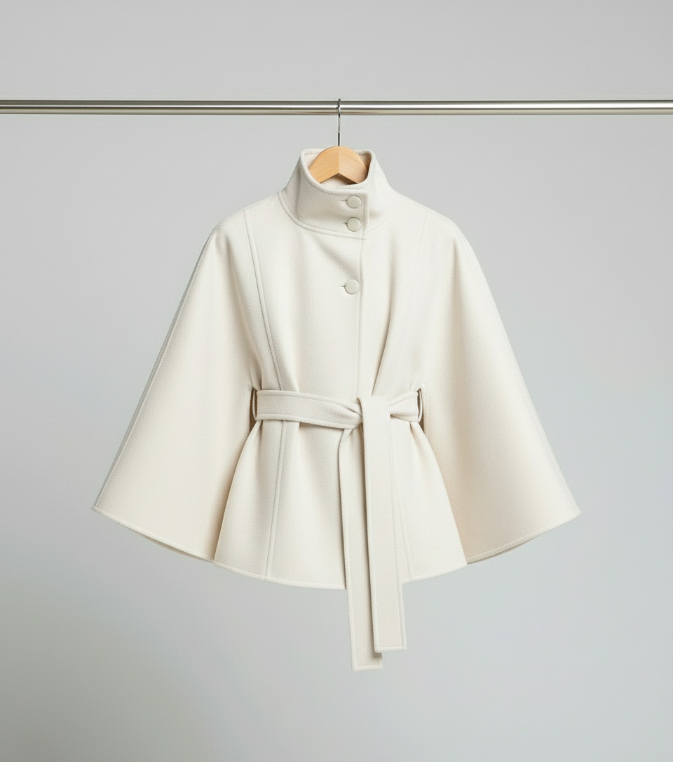 Matteo | Timeless Fluid Silhouette Cape Coat