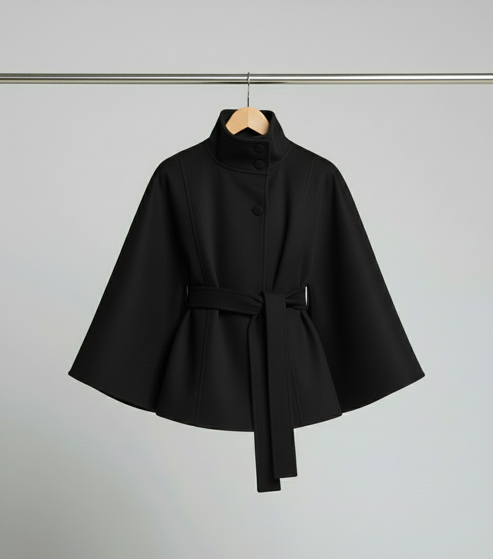 Matteo | Timeless Fluid Silhouette Cape Coat