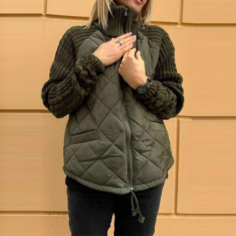 Livia | Patchwork Padded Jacket