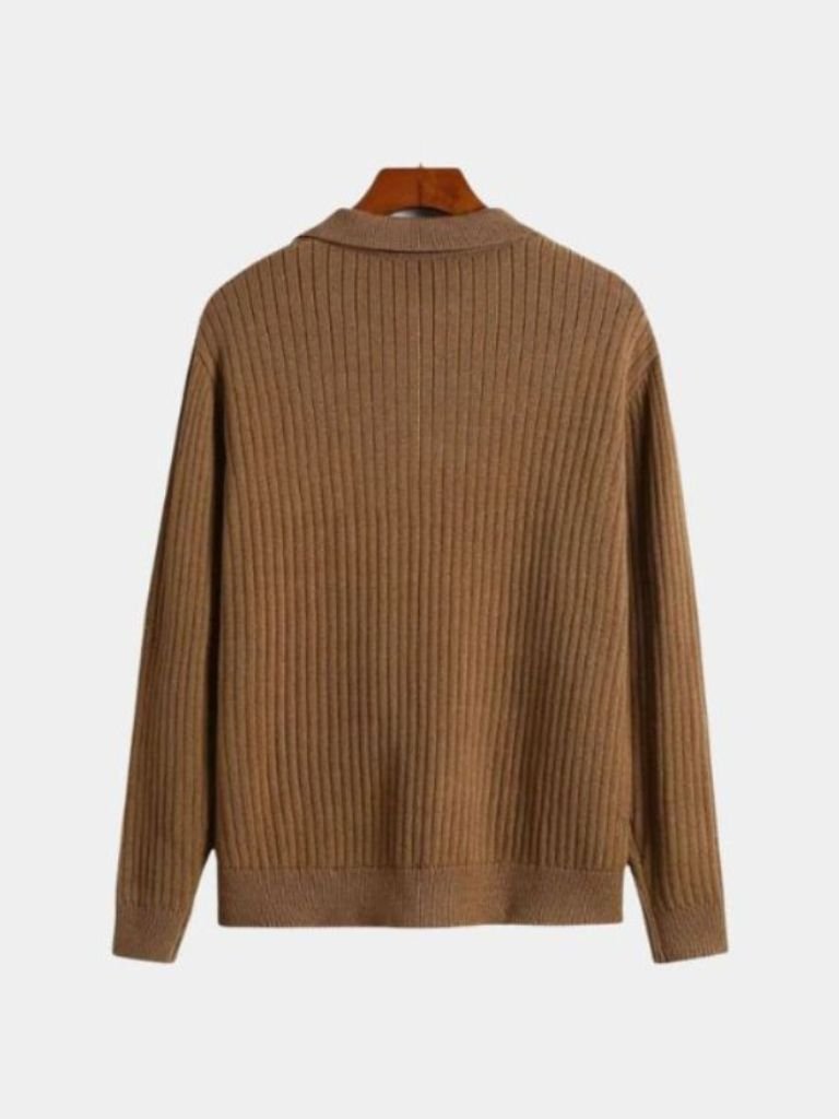 Breccan |  Polo Sweater Ribbed